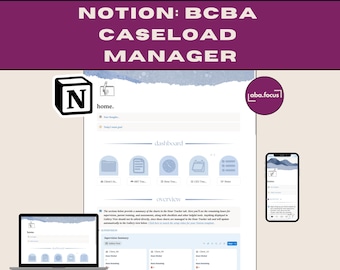 Administrador de carga de casos de BCBA (edición Notion)