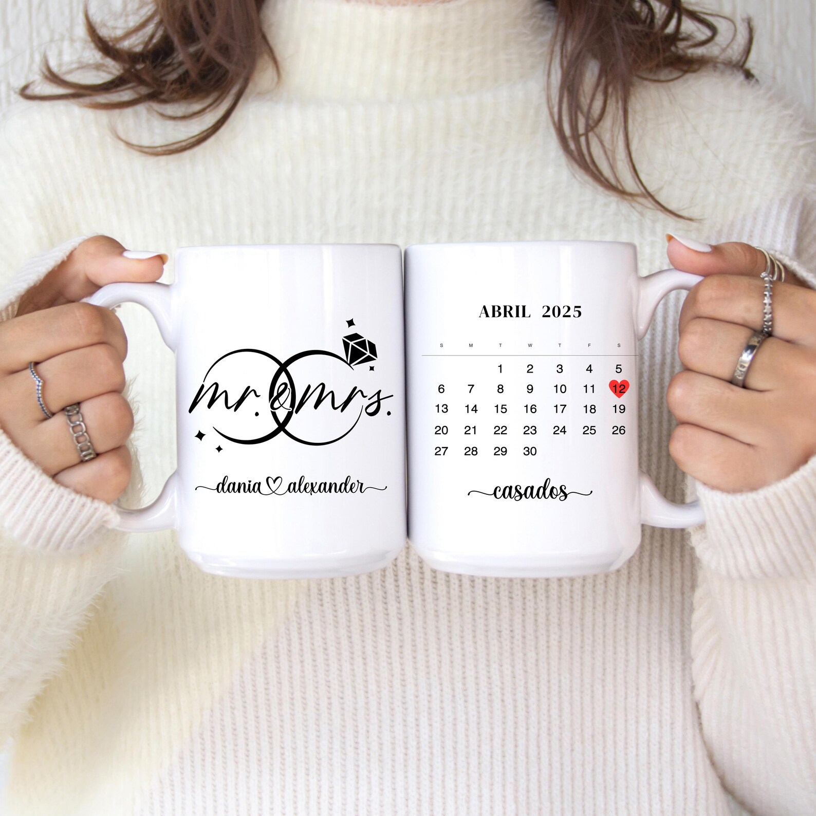Personalized Mr Mrs Mug,custom Mr Mrs Coffee Mugs,mr and Mrs Mug ...