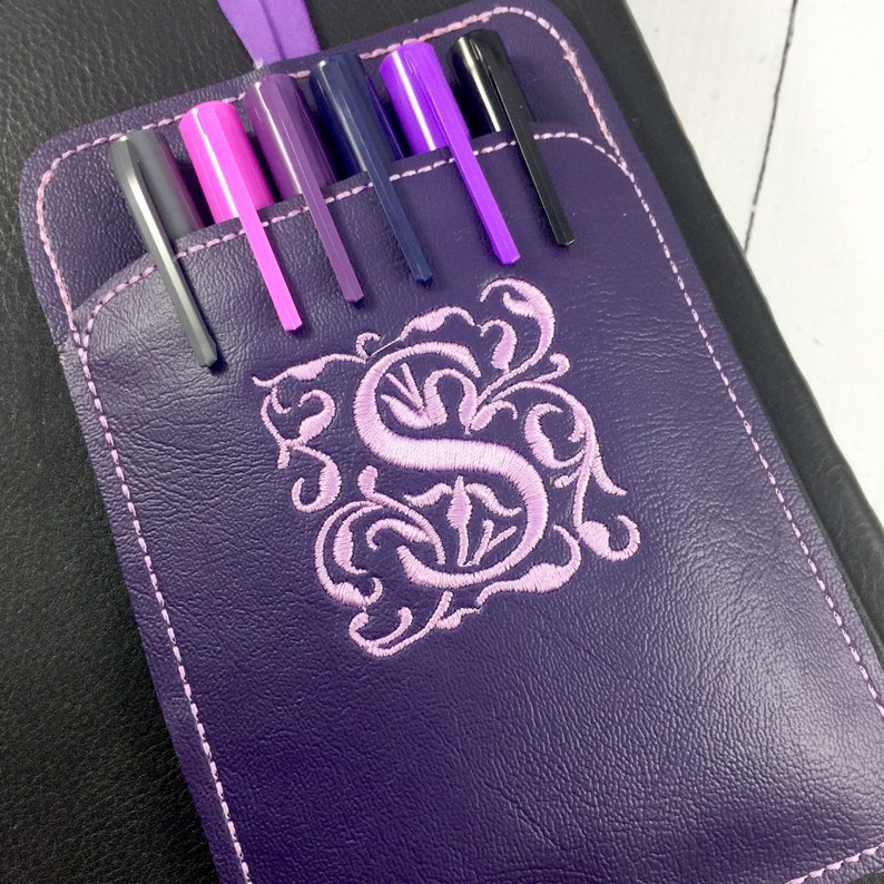 Pen Holder Planner Band Fun Planner Accessory Pen Pocket Etsy