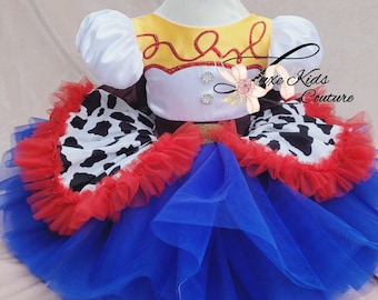 Cowgirl Couture Dress, Toy Inspired Costume, my first rodeo birthday pageant dress