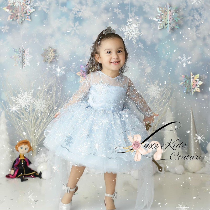 Yellow Lamb Princess Playtime Snowflake Dress