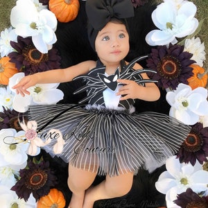 Original designer* Skeleton suit whimsical romper, My 1st Halloween costume, Halloween romper, baby girl Halloween costume, Halloween romper