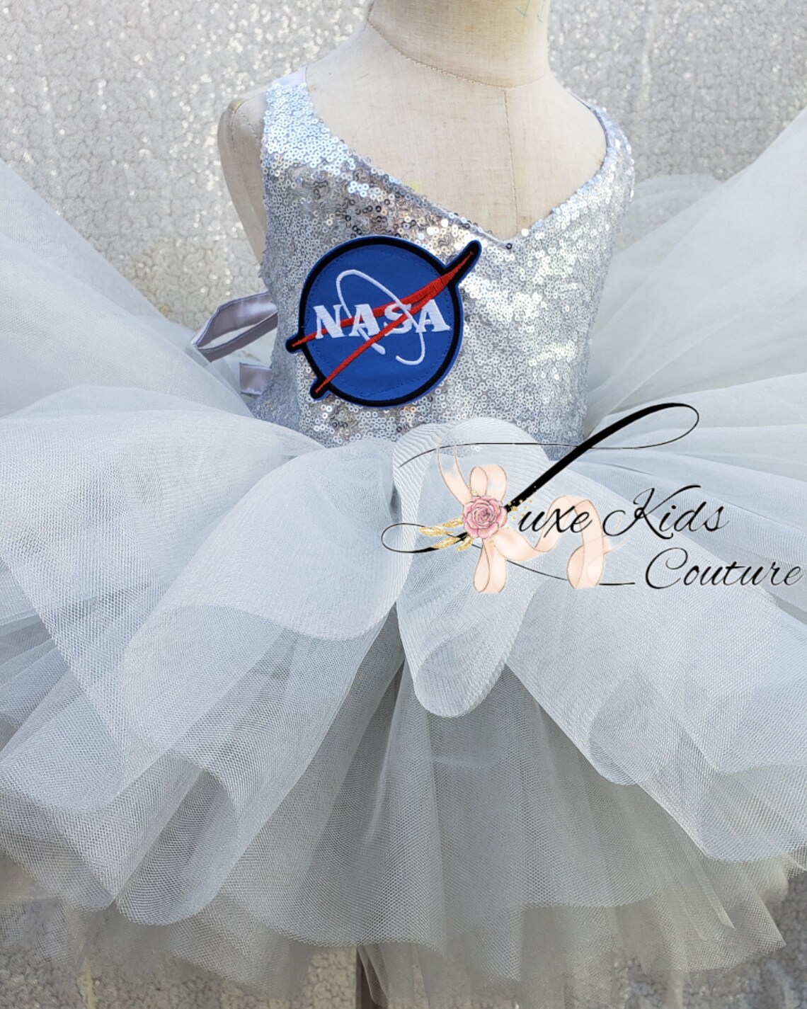 Astronaut Girl Couture Tutu Dress, Space Theme Birthday Dress ...
