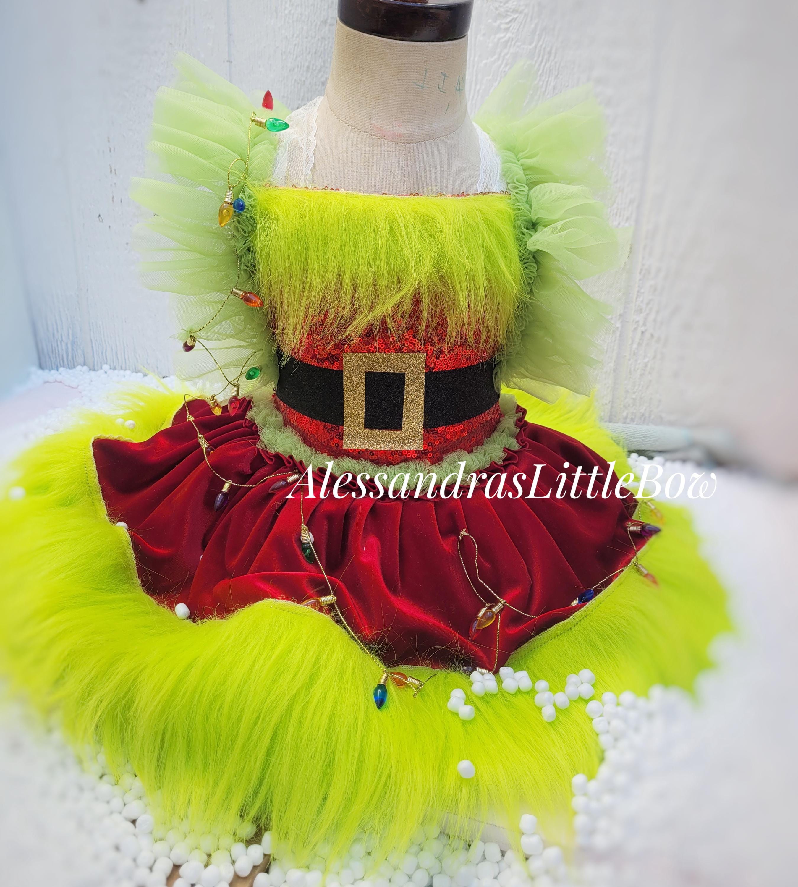 Disfraces Ropa De Grinch Para Mujer Cindy Lou Costume México