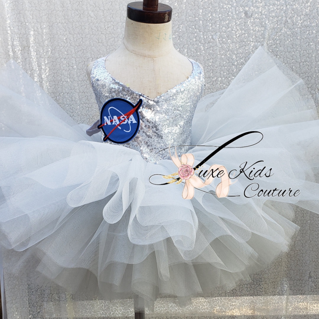 Buy Astronaut Girl Couture Tutu Dress, Space Theme Birthday Dress