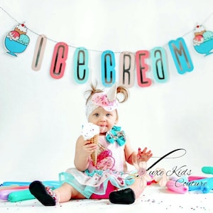 Ice cream romper, 1st birthday ice cream romper, cake smash Candyland outfit sweet one birthday outfit, two sweet birthday outfit candy land