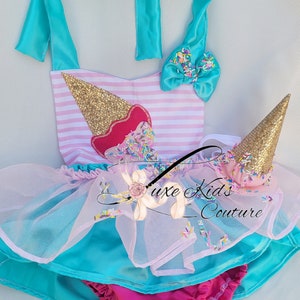 Ice cream romper, 1st birthday ice cream romper, cake smash Candyland outfit sweet one birthday outfit, two sweet birthday outfit candy land