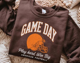 Game Day Football Tee, Trendy Touchdown Shirt
