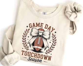 Game Day Touchdown Football Season Sweatshirt