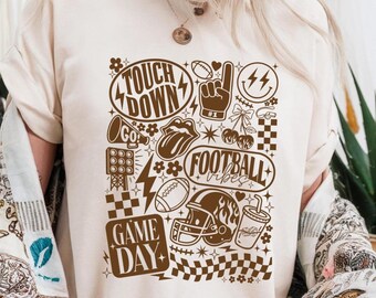 Game Day Football Vibes Sweatshirt, Touchdown Season Shirt