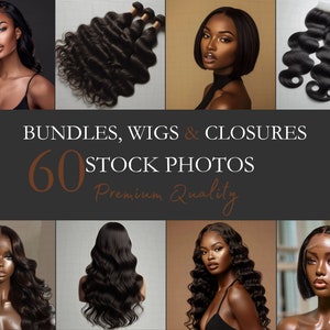 60 Wigs, Models, and Bundles Stock Photos | Hair Website Photos|  Model Stock Photos | Mannequin Stock Images | Bundles Stock Images