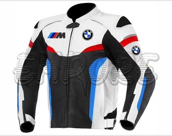 BMW Motorrad S1000 RR Chaqueta Racing de Moto, Moto, Piel de Vacuno y Piel de Canguro con Protecciones Extraíbles Homologadas CE para Hombre - Mujer