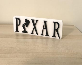 3D Printed Pixar Logo: Kids Room Decor