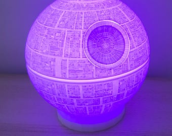 High Quality 16 color Star war Death Star Lamp - Perfect for Star Wars Fans , Death star night light - Gift for Star war Fans