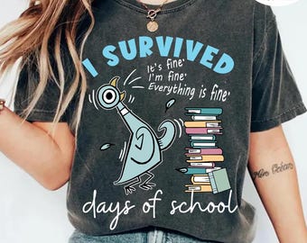 Camiseta del día 100 de clases / Camiseta de celebración del elefante y el cerdito