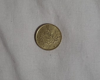 Moneda de 50 céntimos, 2002 de Itália