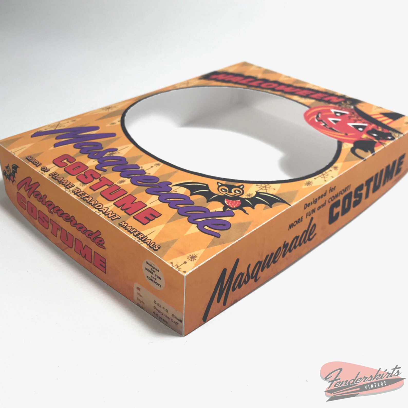 DIGITAL Vintage Halloween Costume Box Craft File Etsy