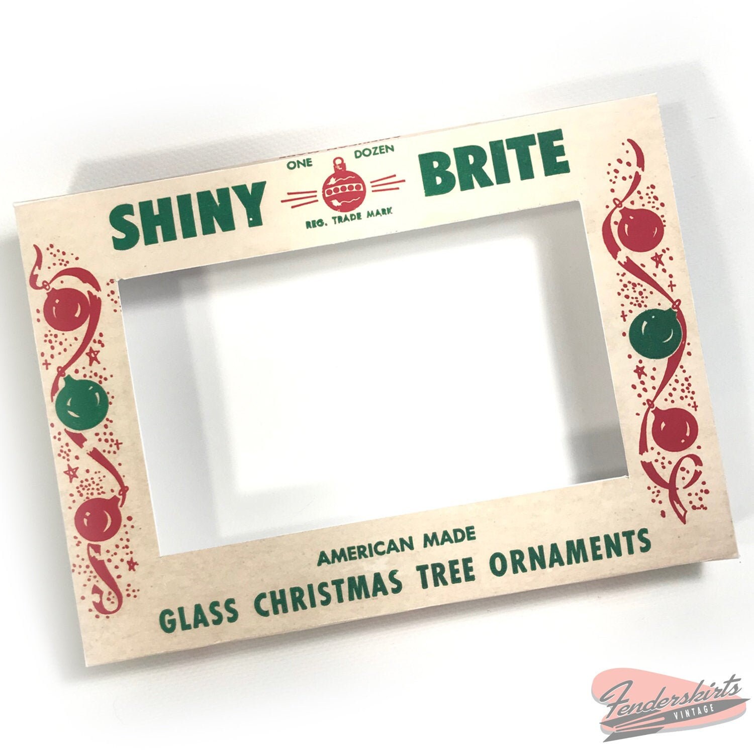 DIGITAL Vintage Christmas Shiny Brite Ornament Box #2 Craft File Printable INSTANT DOWNLOAD