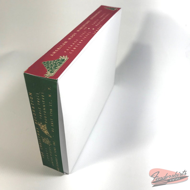 DIGITAL Vintage Christmas Shiny Brite Double Tree Ornament Box Craft File Printable INSTANT DOWNLOAD image 5