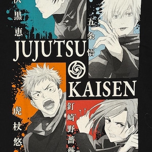 Jujutsu Kaisen Itadori Megumi Gojo Nobara M Anime Shirt