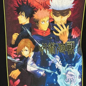 Jujutsu Kaisen Itadori Megumi Gojo Nobara M Anime Shirt