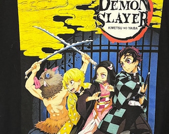 Demon Slayer Tanjiro Nezuko Inosuke Zenitsu Large Anime Shirt