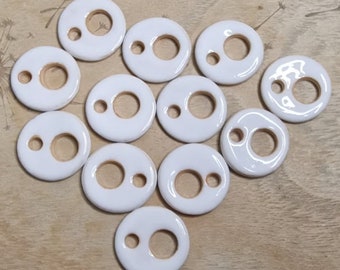 Individually Sold Handmade Ceramic Buttons