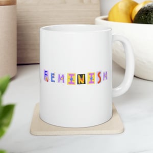 Feminism Mug, Cute Feminist Mug, Women&#39;s Mug, Girl Power Mug, Feminist Gift, Gift for Women