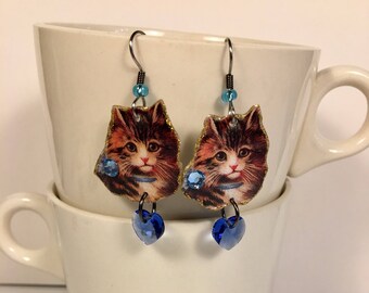 Maine Coon Cat Earrings Rag Doll Cat tabby cat