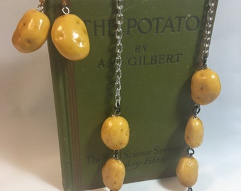 Potato Necklace and earrings set