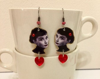 Audrey Hepburn Earrings Breakfast at Tiffanys Holly Go Lightly