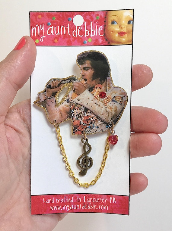 Elvis Presley Brooch Viva Las Vegas - Etsy