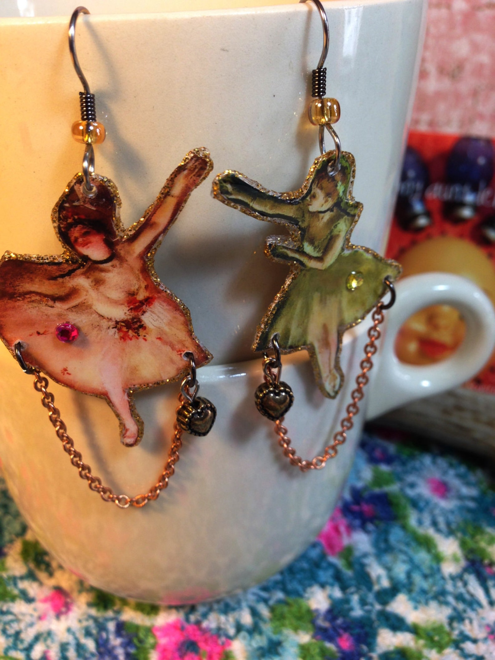 edgar degas earrings ballet dancers paris artist painter old masters impressionist l'absinthe ballerina edgar degas earrings ballet dancers paris artist painter old masters impressionist l'absinthe ballerina