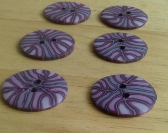 Handmade buttons crafted with care.