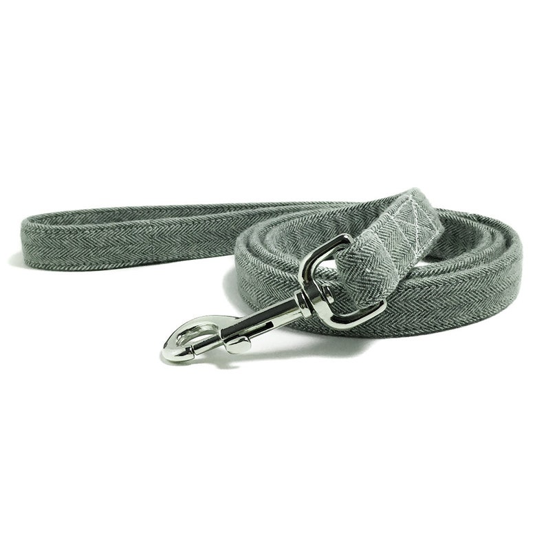 Dog Leash Dog Lead Olive Dog Leash Herringbone Dog Leash Etsy