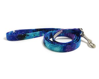 Dog Leash - Galaxy Dog Leash - Space Dog Leash - Space Age Dog - Spacey Dog Leash - 4 Foot Dog Leash - 5 Foot Dog Leash - 6 Foot Dog Leash