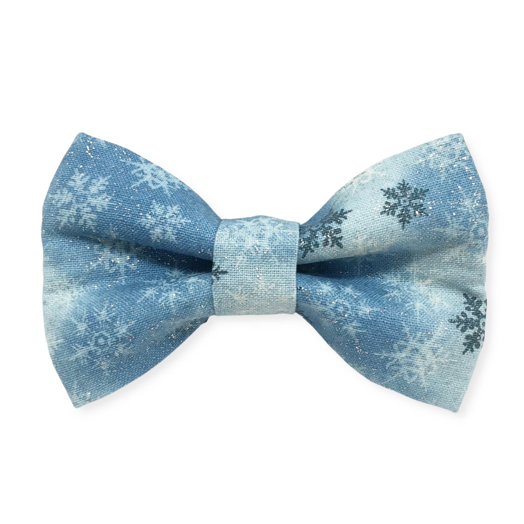 Snowflake Tie – Blue Mens Christmas Tie with White Snowflake Neck Tie also  Available as a Skinny Tie.