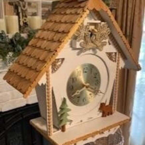 Birdhouse Pendulum Clock- Handmade