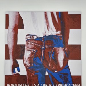 Bruce Springsteen &#39;Born in the U.S.A.&#39; Album Cover Art Print