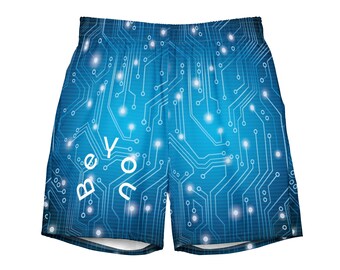 The Computer Chip Men's Swim Trunks.