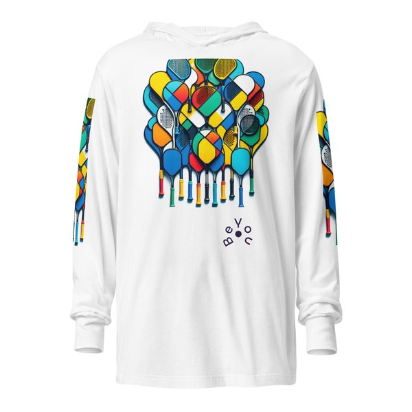 The Painted Rackets Hooded Long-sleeve "T".