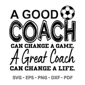 Citação de agradecimento ao treinador de futebol - Download digital em SVG (png, dxf, pdf)