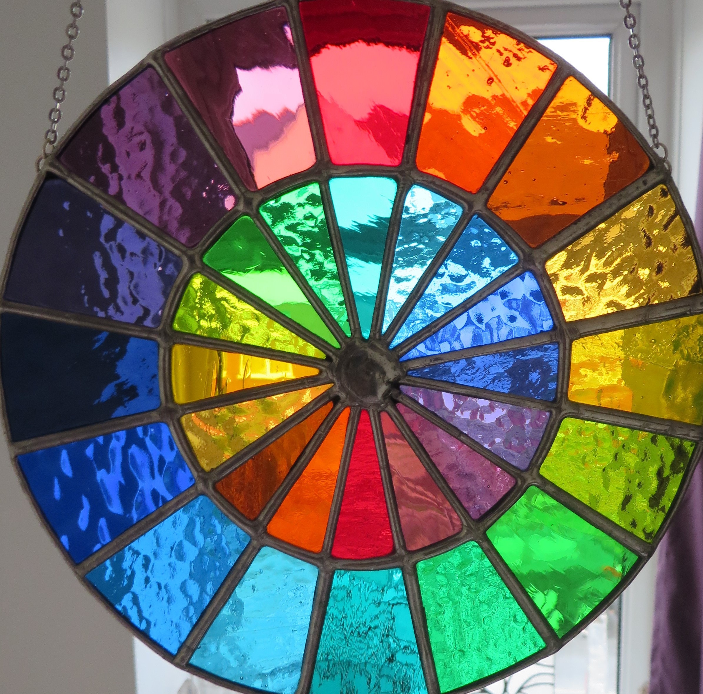 Flat Back 3mm Rhinestones Mixed Colour Wheel. 