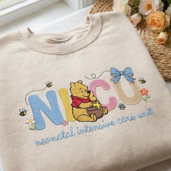 Embroidered NICU Nurse Sweatshirt, Magical Nurse Shirt, Neonatal ICU Nurse Crewneck, Nurse Gift