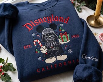 Embroidered Magical Land Christmas 2026 Sweatshirt, Galaxy Christmas Edge Shirt, Star Movie Holiday Crewneck, Family Matching Trip Gifts