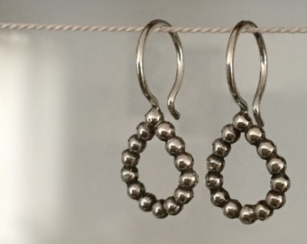 Handcrafted Sterling Silver Drop Earrings