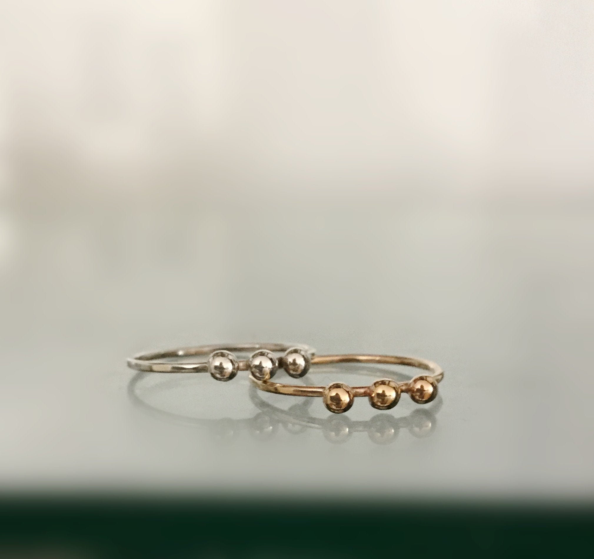 solid gold midi rings