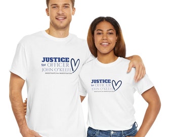 Justice For John Okeefe, Team Karen Read, Investigate the Investigation, Free Karen Shirt, Black or White, Express Delivery available