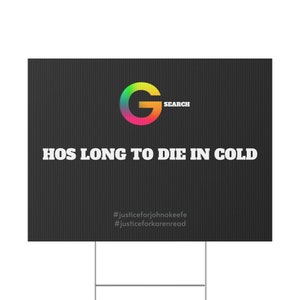 Karen Lesen Murder Trial, Google-Suche Hos Long To Die In Snow Jennifer McCabe, Free Karen Lesen, Gerechtigkeit für John Okeefe, Gerechtigkeit für Karen