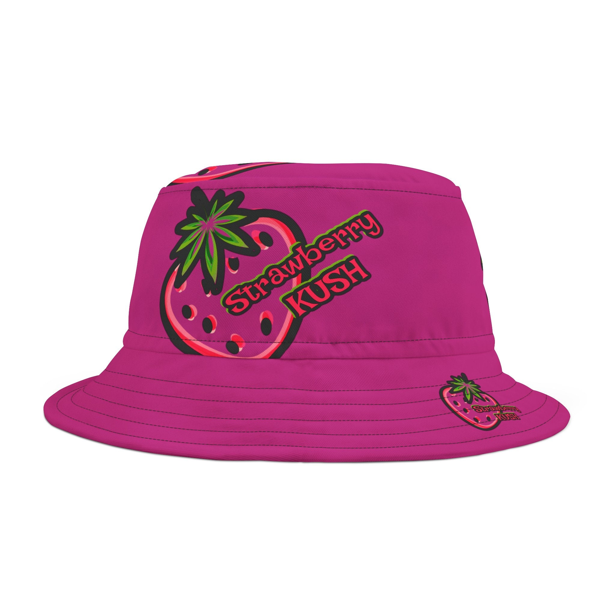 Cherry Kush Bucket Hat Very-Cherry-Reversible-Bucket-  main image 2